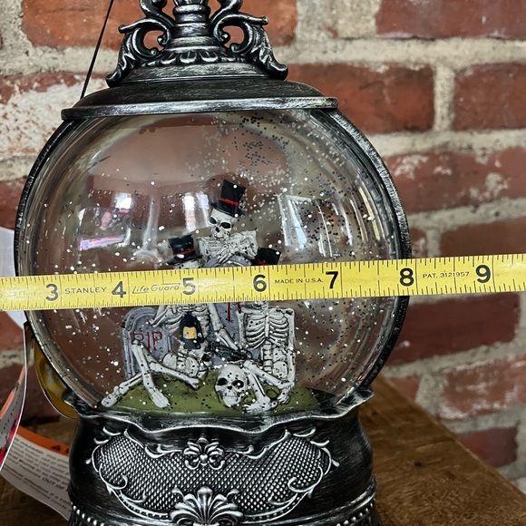 Christian Lacroix  skeleton water globe new with fantastic for Halloween - Picture 12 of 15